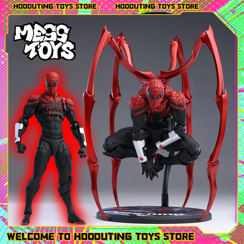 Mess Toys Superior Spiderman Екшън фигурка Питър Паркър Messtoys Spider-Man Фигурка Д-р Октопод Съсед Спайдър-мен Модел играчки
