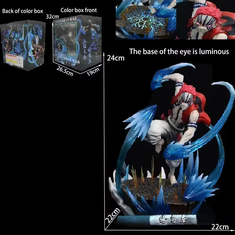 Anime Demon Slayer Akaza Figures Rengoku Kyoujurou Kokushibo Action Figure PVC Figurine Model Ornament Collectible Table Crafts