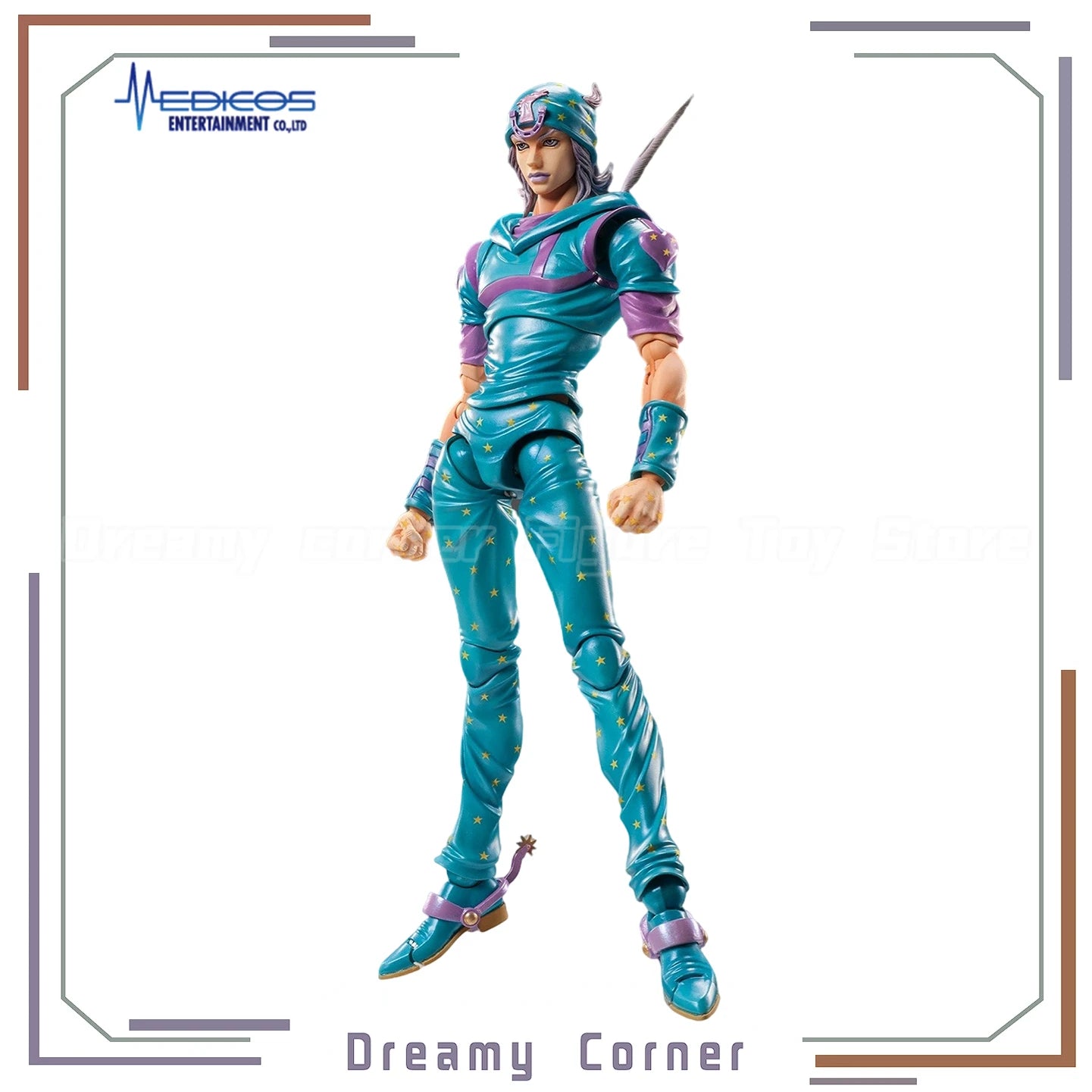 【In Stock】Original MEDICOS-E SUPER ACTION STATUE JoJo's Bizarre Adventure Part 7 STEEL BALL RUN Jojo Action Figure Model Toy