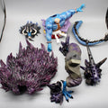 48cm One Piece Kaido Anime Figures Man Beast Figure Thunder Bagua Peripheral PVC Figurine Statue Model Decoration Toys Gift