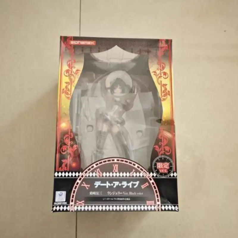 2025 New Date A Live Ii Kurumi Tokisaki Black Lingerie Ver H24cm 1/7 Figure Anime Model Toys Collection Gifts