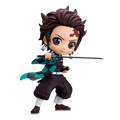 Kawaii Anime Demon Slayer Figure Nezuko Tanjirou Zenitsu Inosuke Kyoujurou GiyuuQposket PVC Model Toys children Gift