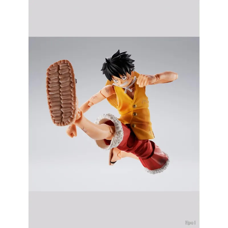 Bandai S.H.Figuarts One Piece Monkey D Luffy Marineford Battle Action Figure Movable Collectible Model PVC ABS 2026 Release