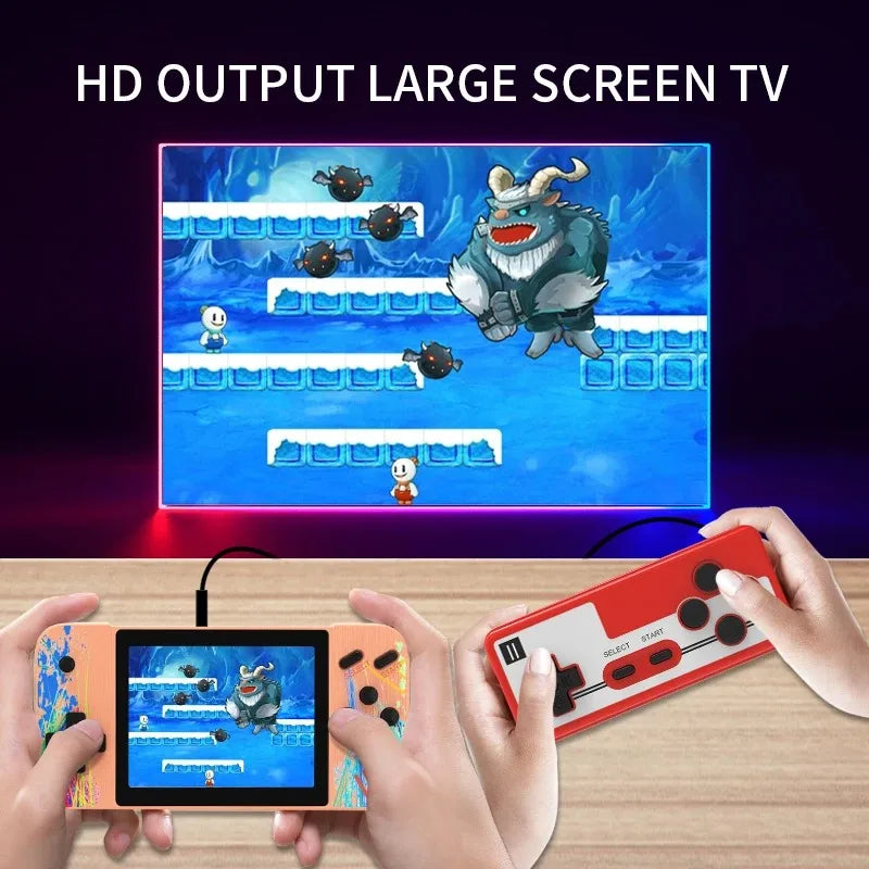 800 In 1 Games doodle Handheld Game Players Portable Retro Video Console Boy HD 3.5 Inch 1080*680 Resolution Color Screen Games