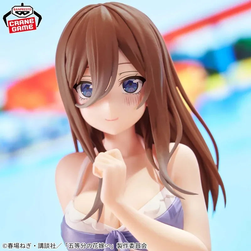 Bandai Banpresto Celestial vivi Nakano Miku (The Quintessential Quintuplets) 120 mm Anime Action Figure Collectible Model Toys