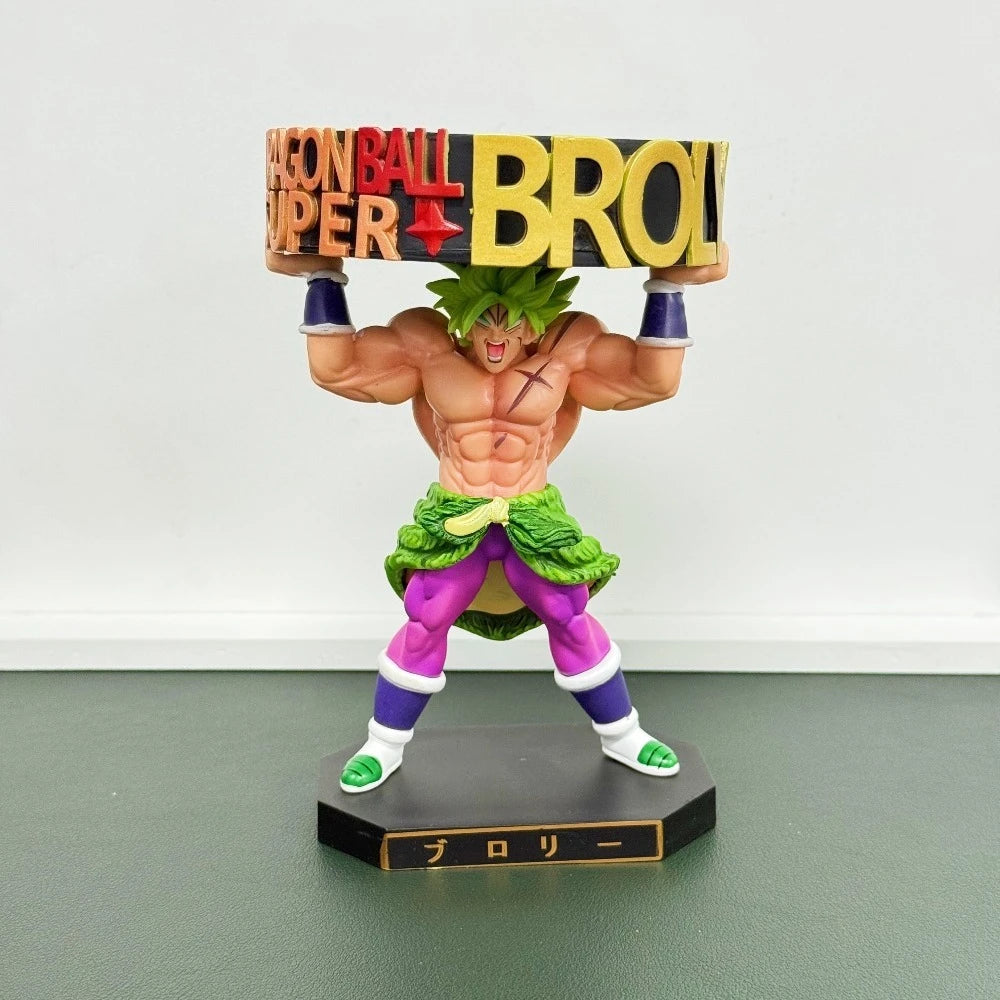 14.5cm/5.71in Anime Dragon Ball Z Figure Ashtray Broli Action Figures Pvc Statue Desktop Ornamen Collection Model Toys Gifts