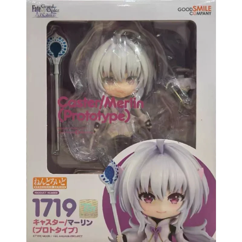 Auf Lager Original GSC Nendoroid 1719 Fate/Grand Order Arcade Prototyp Merlin Anime Figur Modell Sammlung Puppe Ornamente
