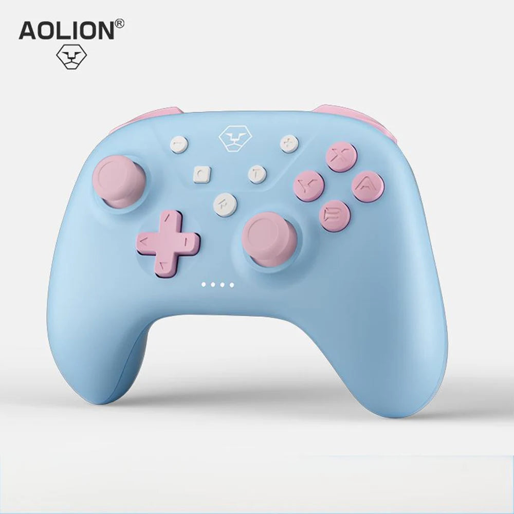 AOLION Bluetooth controller For Switch 2/1/PC/iOS/Android game pro Gamepad support Tubro Function