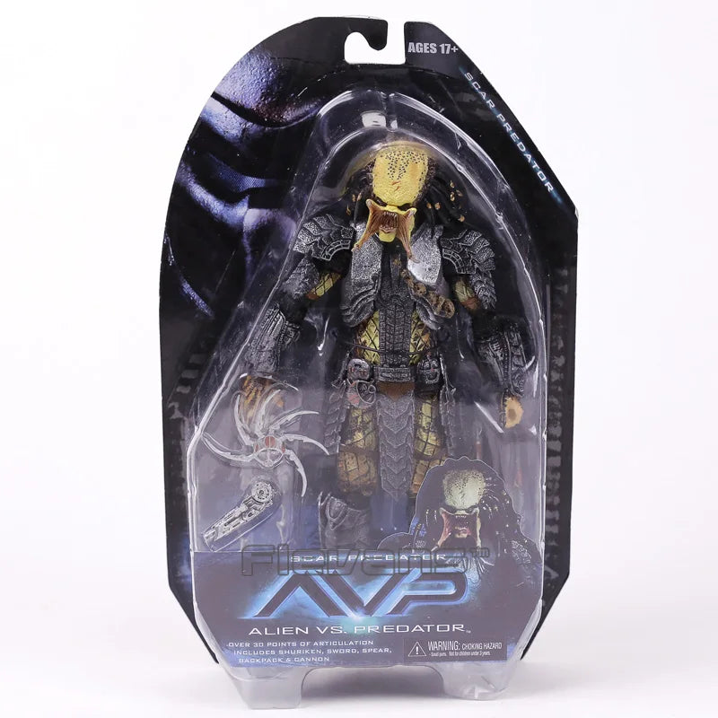 NECA AVP Alien vs. Predator Chopper Celtic Scar Predator 7" екшън фигурка подвижен модел играчка