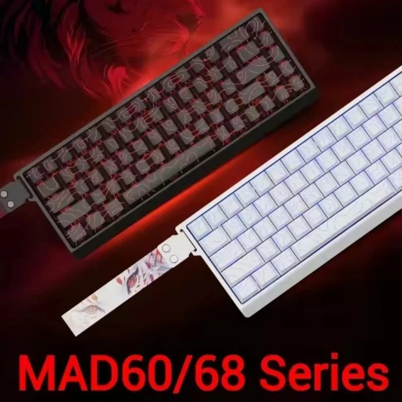 Madlions MAD68 60 Pro Mad Gaming Mechanical Keyboard Magnetic Switch Wired Gaming Accessories Customs Mad60 HE PRO MAD Keyboard