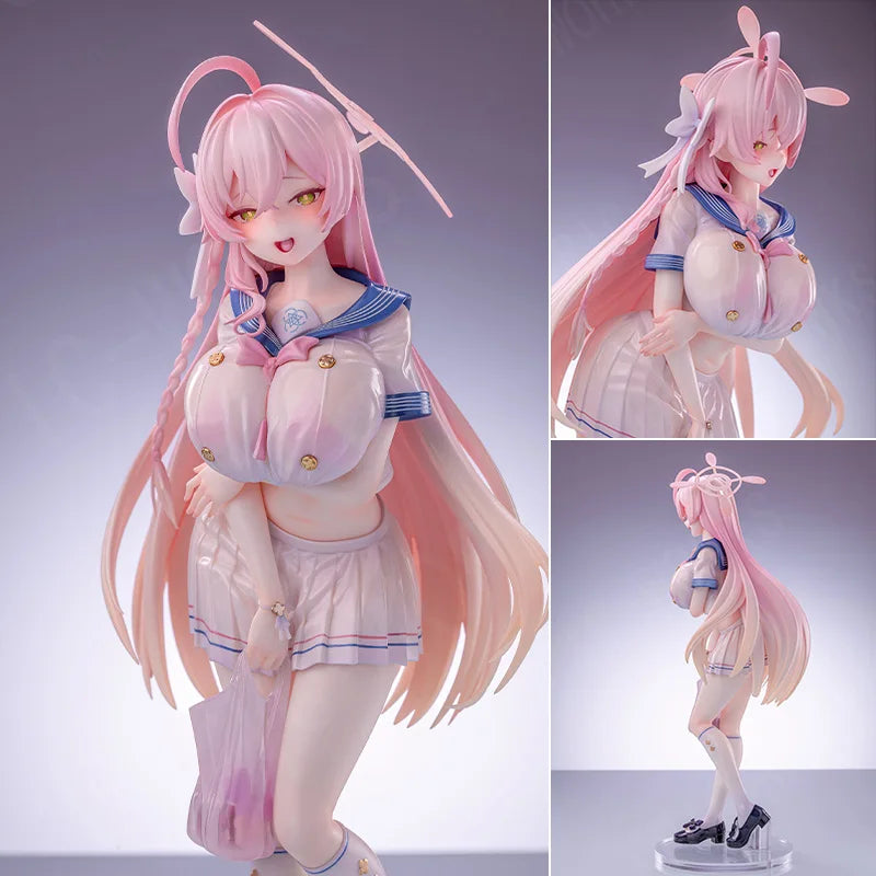 27 cm blaue Archivfigur Hanako Urawa Rainy Night Ver. PVC-Statue JK Schuluniform Anime-Mädchen-Modell Sammlerstück