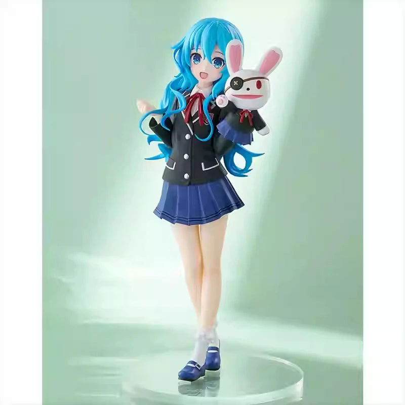 [Pre Sale] Genuine Anime Toy Date A Live Series Yoshino Academy Uniform Rabbit Girl Figurine Model Ornament Toy Gift
