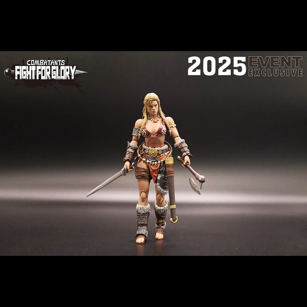 In Stock Xesray Fight For Glory 1/12 Action Figure Combatants 2025 Event Exclusive Gold Hildr Anime Model For Gift Model Toys