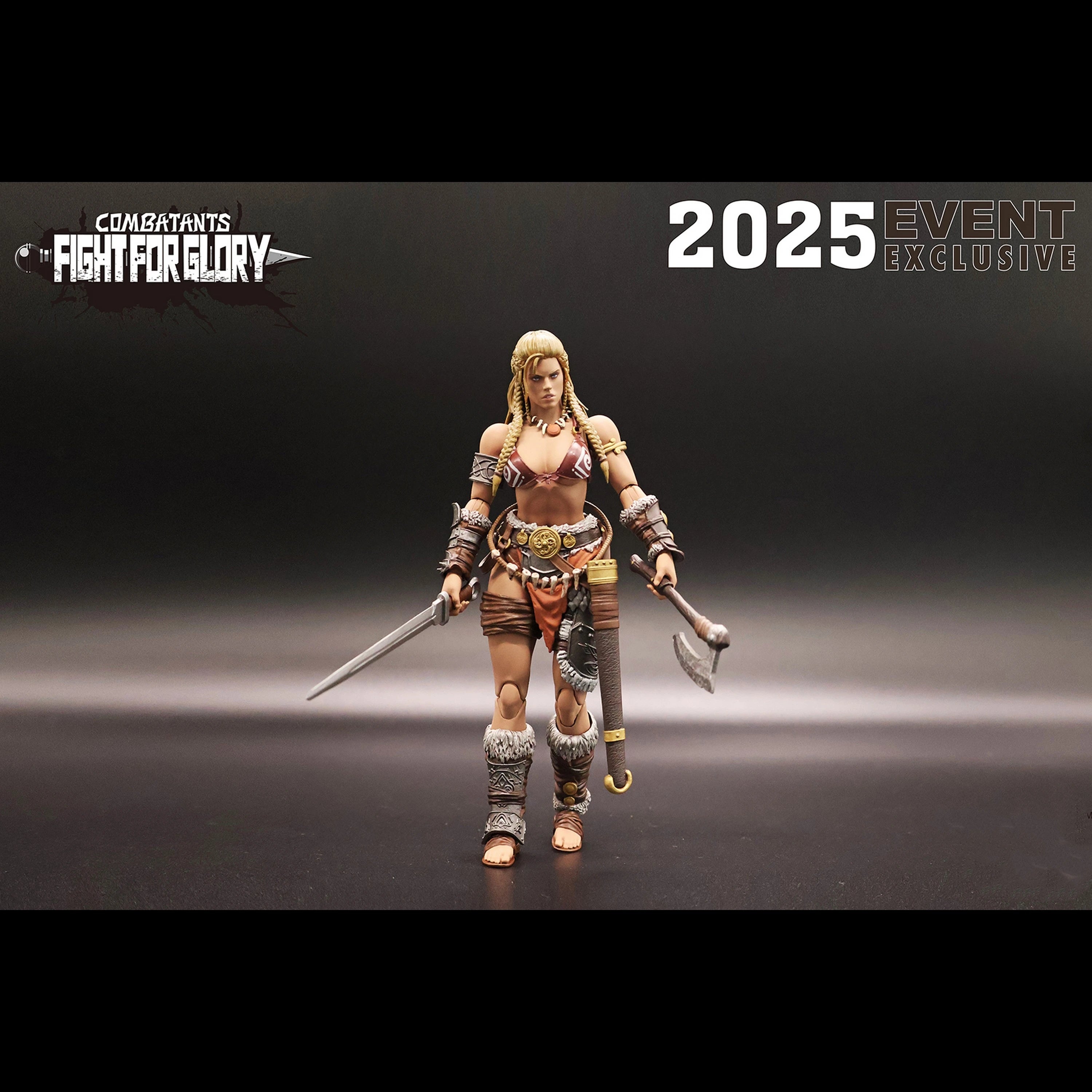 In Stock Xesray Fight For Glory 1/12 Action Figure Combatants 2025 Event Exclusive Gold Hildr Anime Model For Gift Model Toys