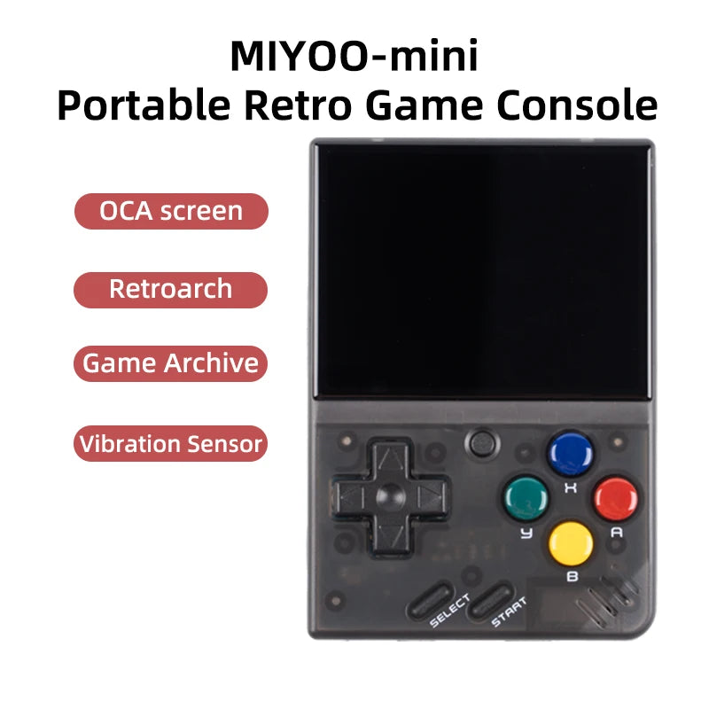 Tragbare Retro-Handheld-Spielkonsole 2,8 Zoll IPS-Bildschirm Videospielkonsolen Linux-System Klassischer Gaming-Emulator