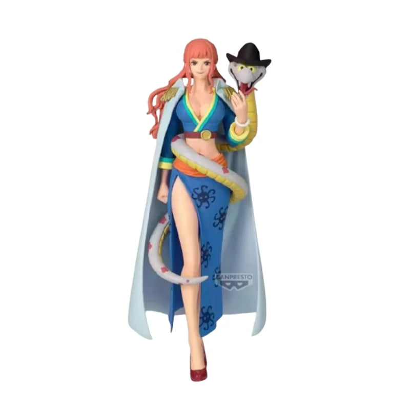 Genuine Bandai Namco Banpresto One Piece Battle Record Collection Gloriosa Pvc Figure Model Collector Desktop Ornament Toy Gift