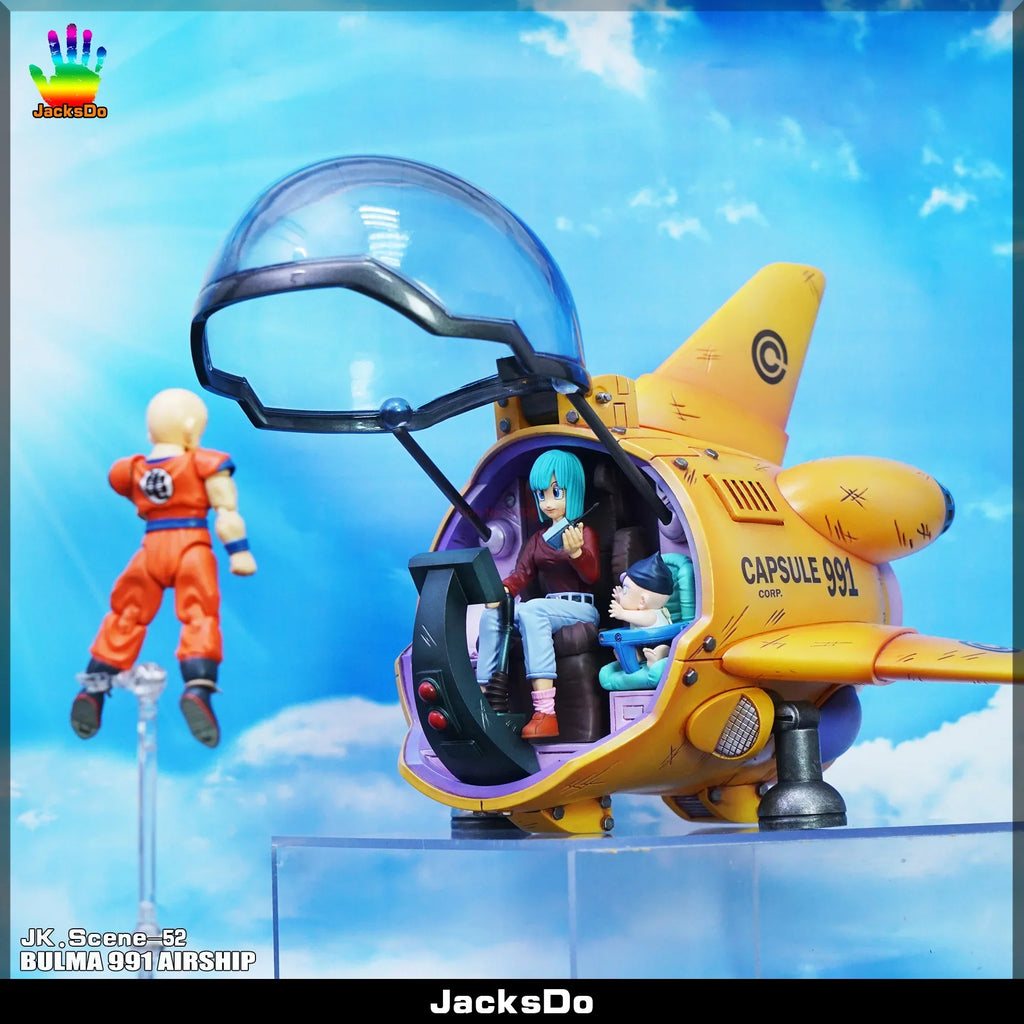 Bulma 991 Original Dragon Ball Shf Spaceship Gk Figure Model Collectible Toys Action Figurine Doll Children Birthday Gifts