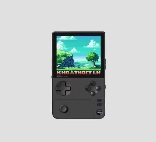 Pocket DMG Spielkonsole OLED-Auflösung 1240*1080 3,92 Zoll Bildschirm 6000mAh Gyroskop Benutzerdefinierte Handheld-Spielkonsolen Geschenke