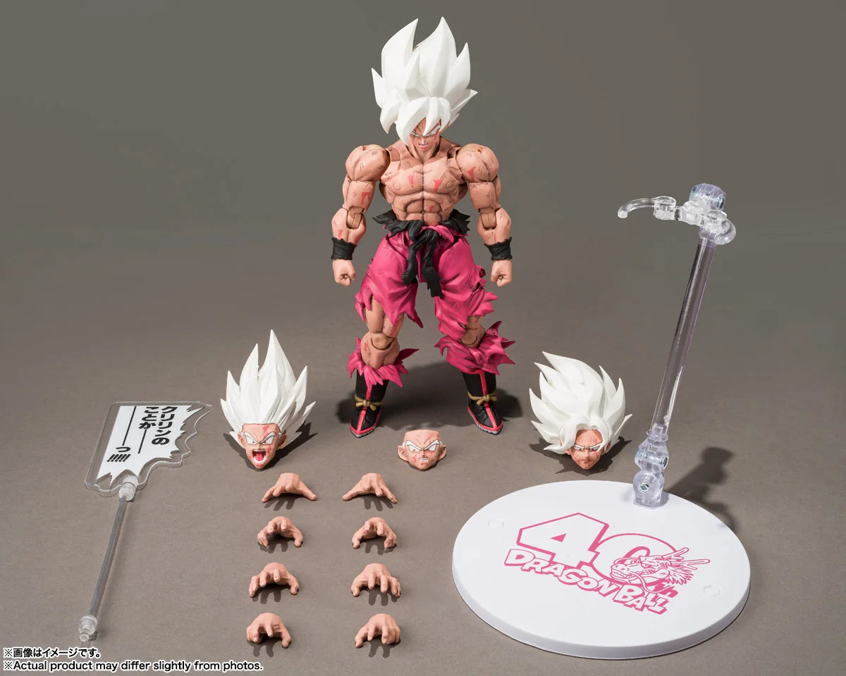 100% Original Bandai S.H.Figuarts Shf Dragon Ball Z Super Saiyan Son Goku Legendary Super Saiyan Genkida Matsuri Edition Genuine