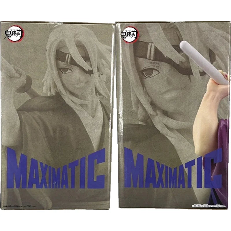 In Stock Original Genuine BANDAI NAMCO BANPRESTO Demon Slayer MAXIMATIC Uzui Tengen Figure model Collector Figurine Toy PVC 21cm