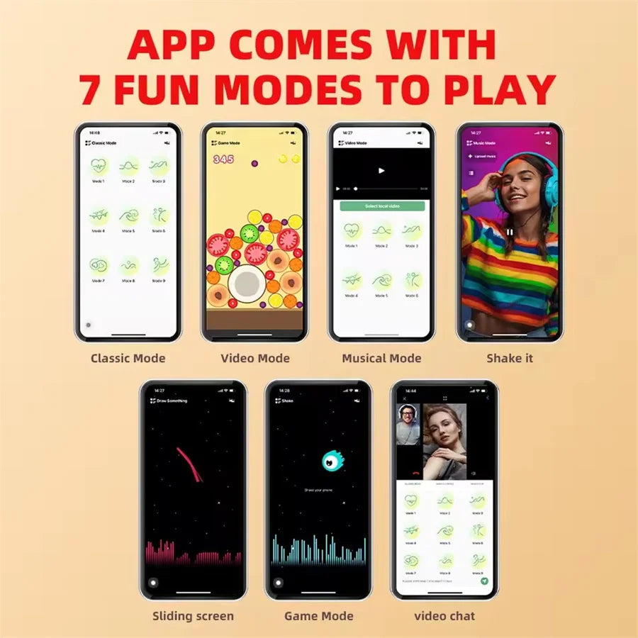 APP Small Vibrator Tongue Licking Vibrating G Spot Clitoral Stimulation Female Masturbator Sex Toy For Women Adult Sex Product