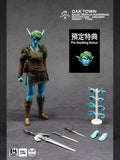 1/12 6 Inch Figure Oakenshire Elf World Of Warcraft Female Soldier Mechanical Girl Toy
