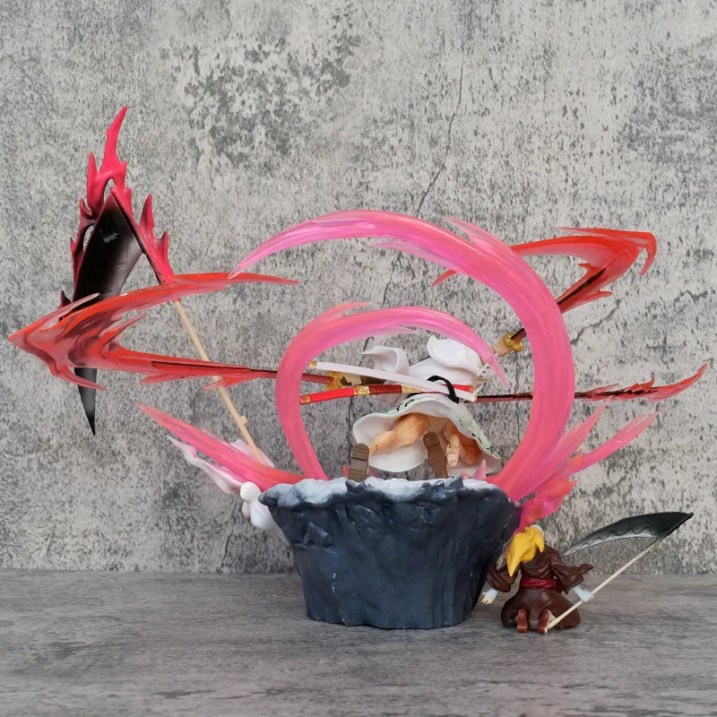 25 cm One Piece Anime Figur Al Purgatory Ghost Chopping Roronoa Zoro Vs Killer PVC Action Figur Sammlung Modell Spielzeug Geschenk