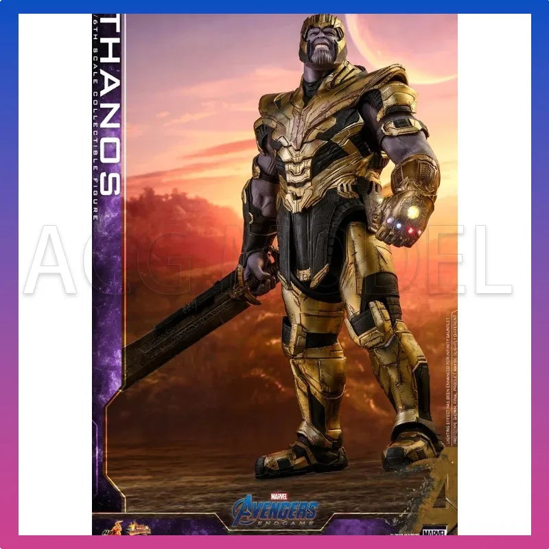 Original Hot Toys Thanos Action Figure 1/6 The Avengers 4 HT Thanos 3.0 MMS529 Anime Figure Endgame Model Toy Collection Gift