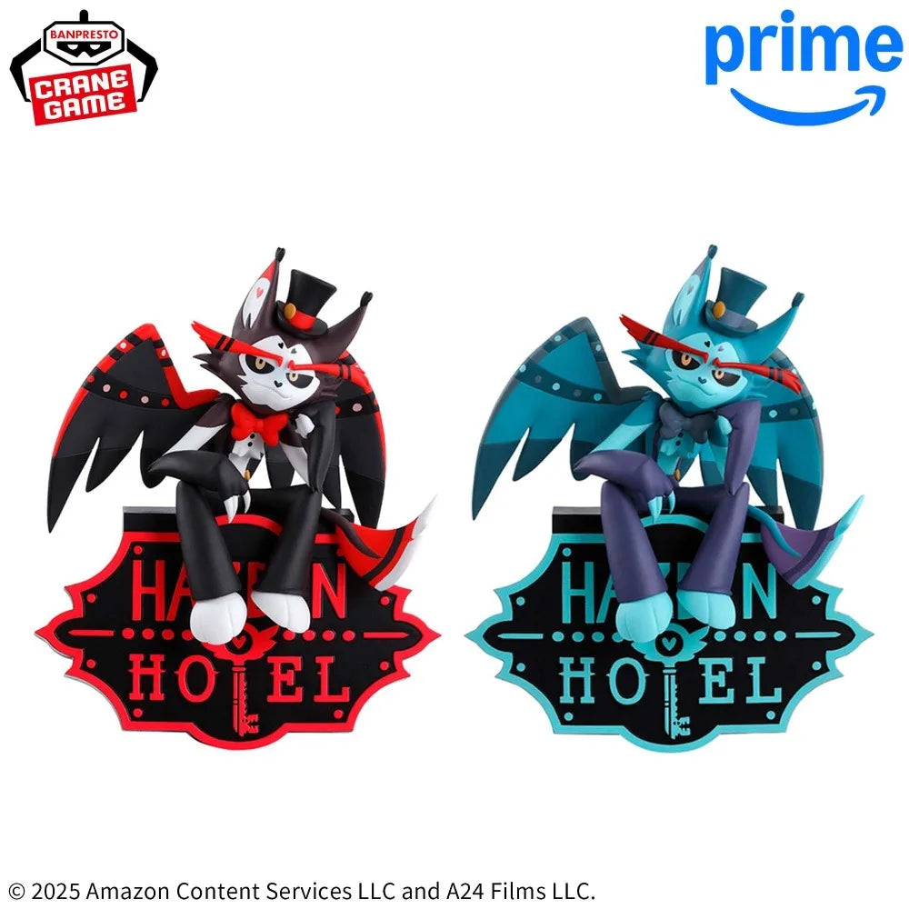 100% Original in Stock Bandai Spirits Banpresto Monitor Top Figure Hazbin Hotel Husk Anime Figure Collection Series Garage Kit
