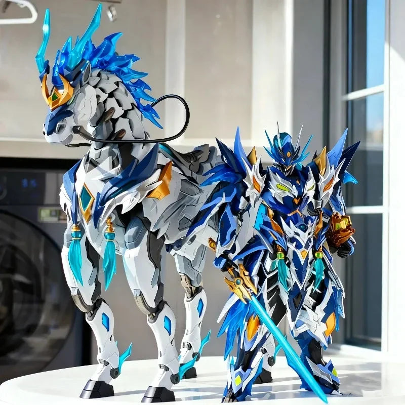 Motor Nuclear ZHAOYUN Assembly Mecha Model Kit Articulated Action Figures Alloy Skeleton Boy Collectible Desktop Ornaments Toys