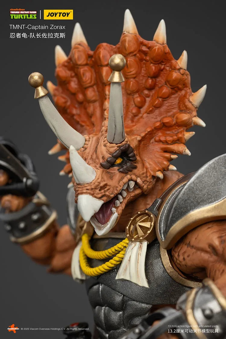 JOYTOY TMNT-Captain Zorax Actionfigur Puppensammlung Dekoration Geschenk Originalmodell Sammeln Spielzeug