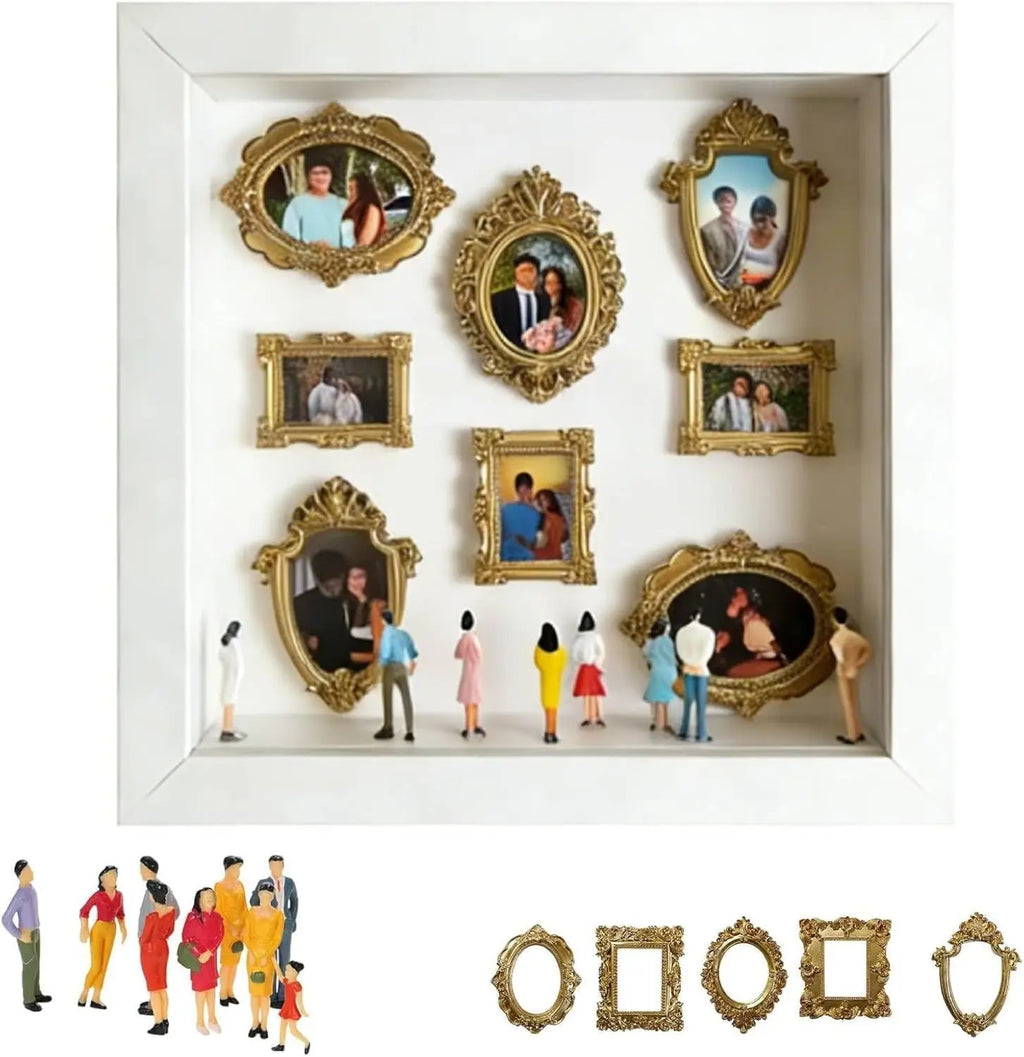 DIY Mini Museum Box Celebrate Your Unique Memories in Style, Shadow Box Frame Kit, Personalized DIY Photo Family Me Memory Decor