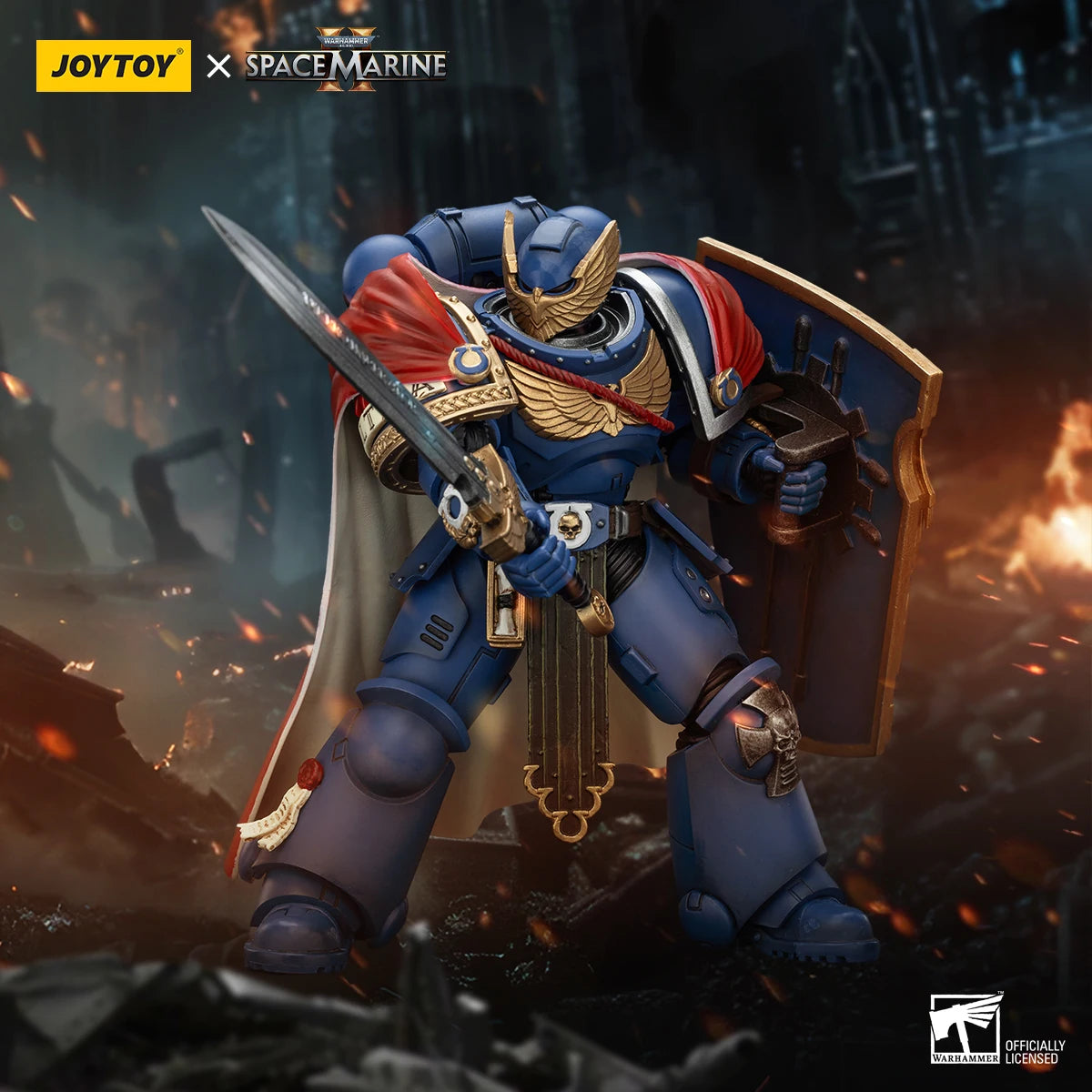 [В НАЛИЧНОСТ] JOYTOY Warhammer 40k 1/18 Екшън фигурки Ultramarines Marneus Calgar Victrix Honor Guard