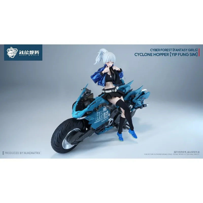 Nuke Matrix Original CYBER FOREST FANTASY GIRLS CYCLONE HOPPER YIP FUNG SIM Assemble Toy for Boys Girls Gift Collectible Model