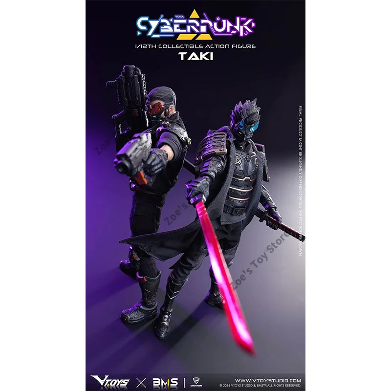 VTOYS 1/12 Cyberpunk Samurai Taki Action Figure