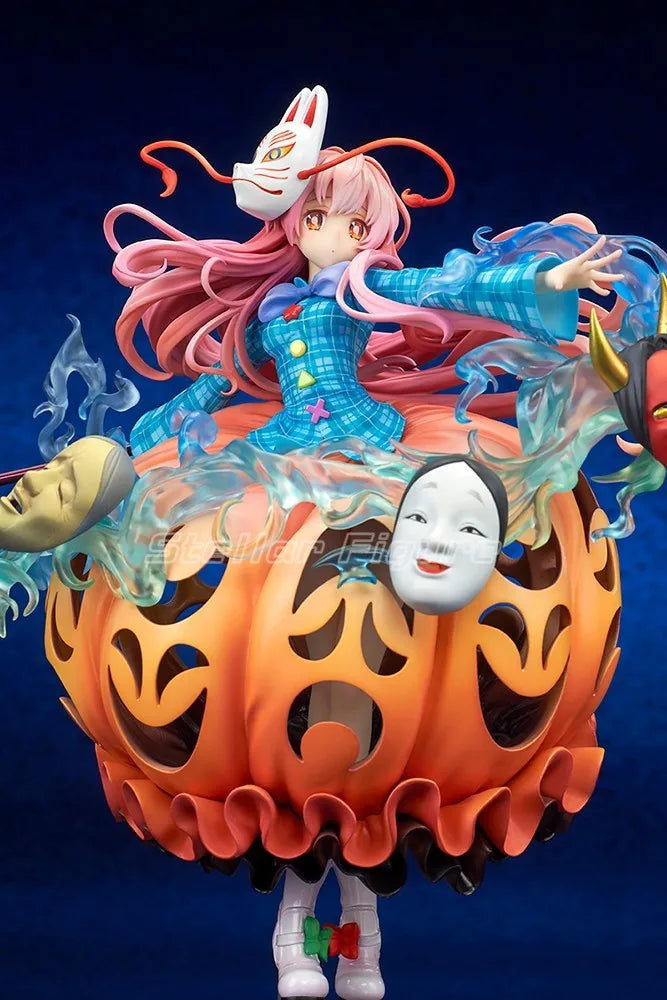 【TM】 QuesQ Touhou Project Hata No Kokoro 1/8 Scale Figures Original Model Collection