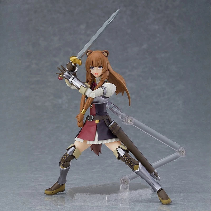Max Original Figma Series The Rising of The Shield Hero：Raphtalia Anime Action Figure Assembly Model Toys Collectible Ornaments