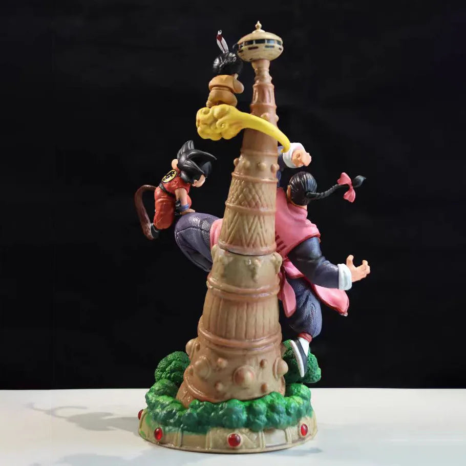 Dragon Ball Anime-Figuren, Goku-Figur, Tao Pai Pai vs. Son Goku-Serie, Karin Tower, 28 cm, Actionfiguren, Sammlerstück, Ornament, Geschenk