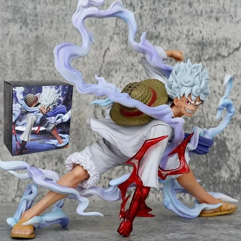 One Piece Фигура Аниме Бог на Слънцето Ника Луфи Gear 5 Екшън Фигурки Gk Статуя Маймуна Д. Луфи PVC Модел Играчка Орнамент Момчета Подаръчни Артикули