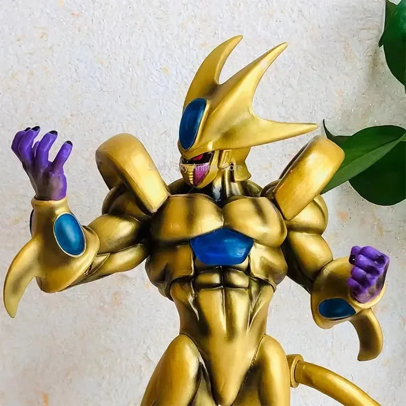 33 cm Dragon Ball Z Anime Figuren Gk Cooler Figur Golden Coora Statue Pvc Action Figure Sammeln Modell Dekoration Spielzeug Geschenk