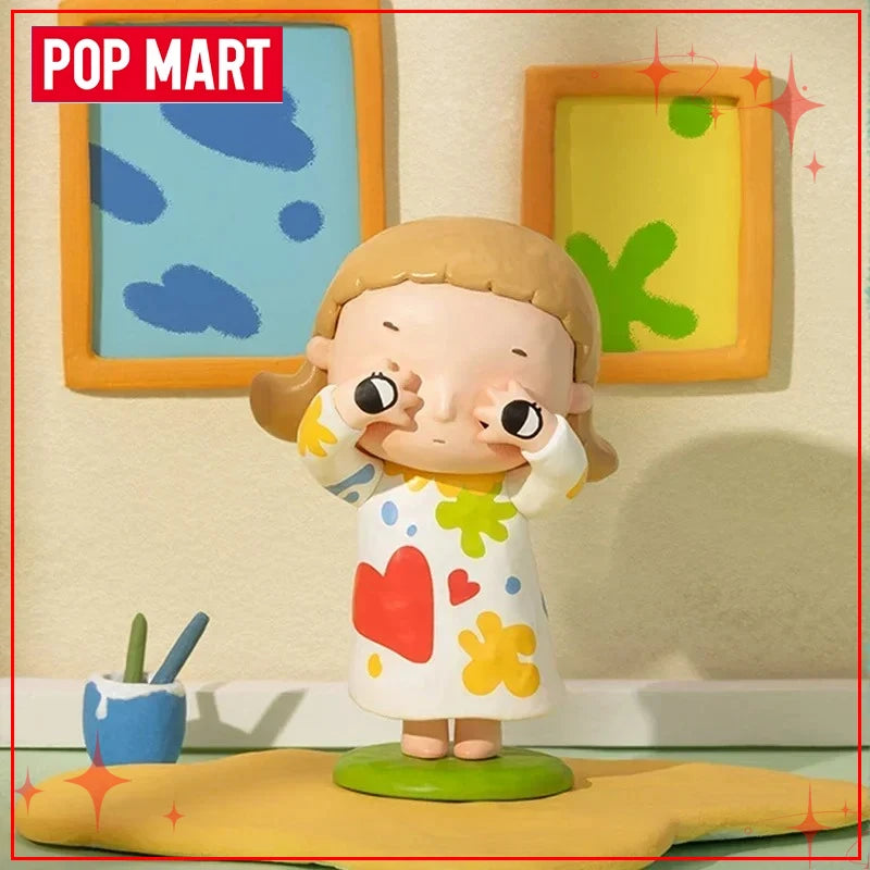 POPMART Nyotas Flauschige Life Series Mystery Box Аниме Сладка екшън фигурка Колекция Модел Настолни орнаменти Кукли Играчки