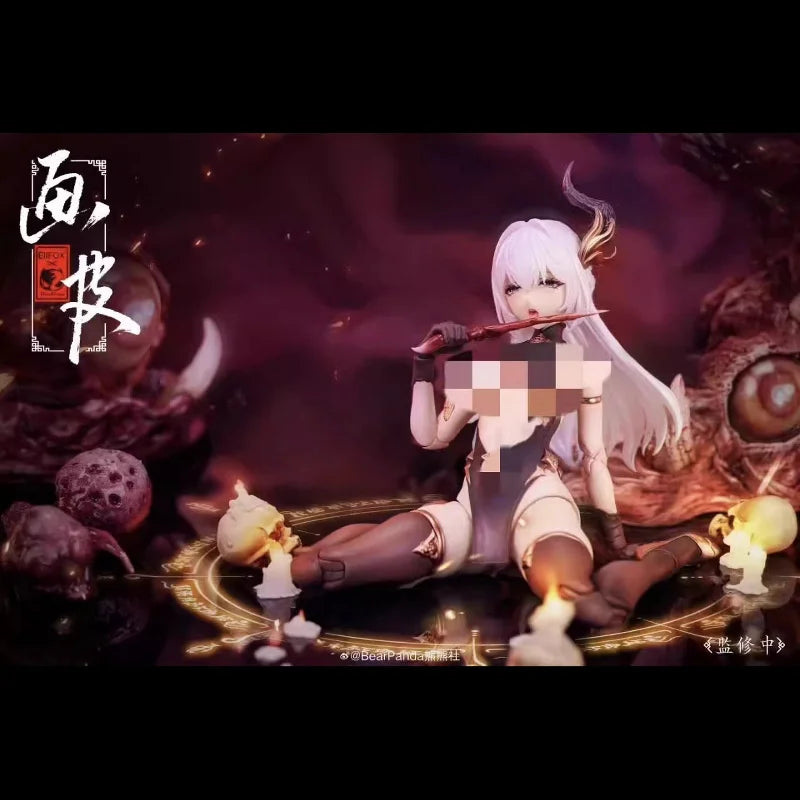 In Stock15cm Scale Action Figure Original Bearpanda Eiifox Huaxia Gods And Ghosts Painted Skin 1/12 Collectible Model Toy Gift