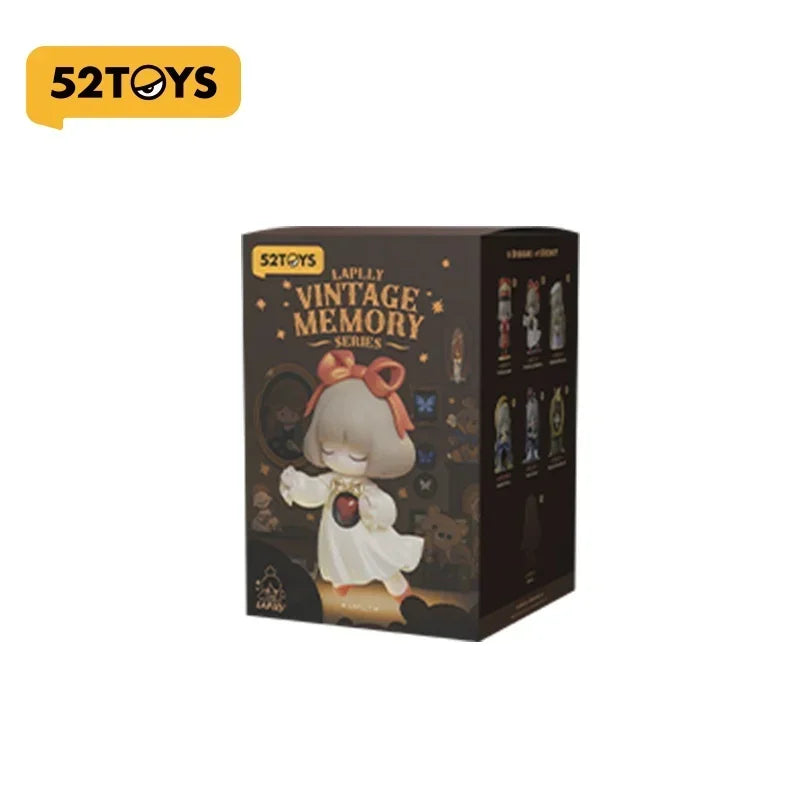 52TOYS Laplly Винтидж Memory Series Blind Box Toys Kawaii Anime Фигурка Caixa Caja Изненада Мистериозна Кутия Кукли Момичета Подарък