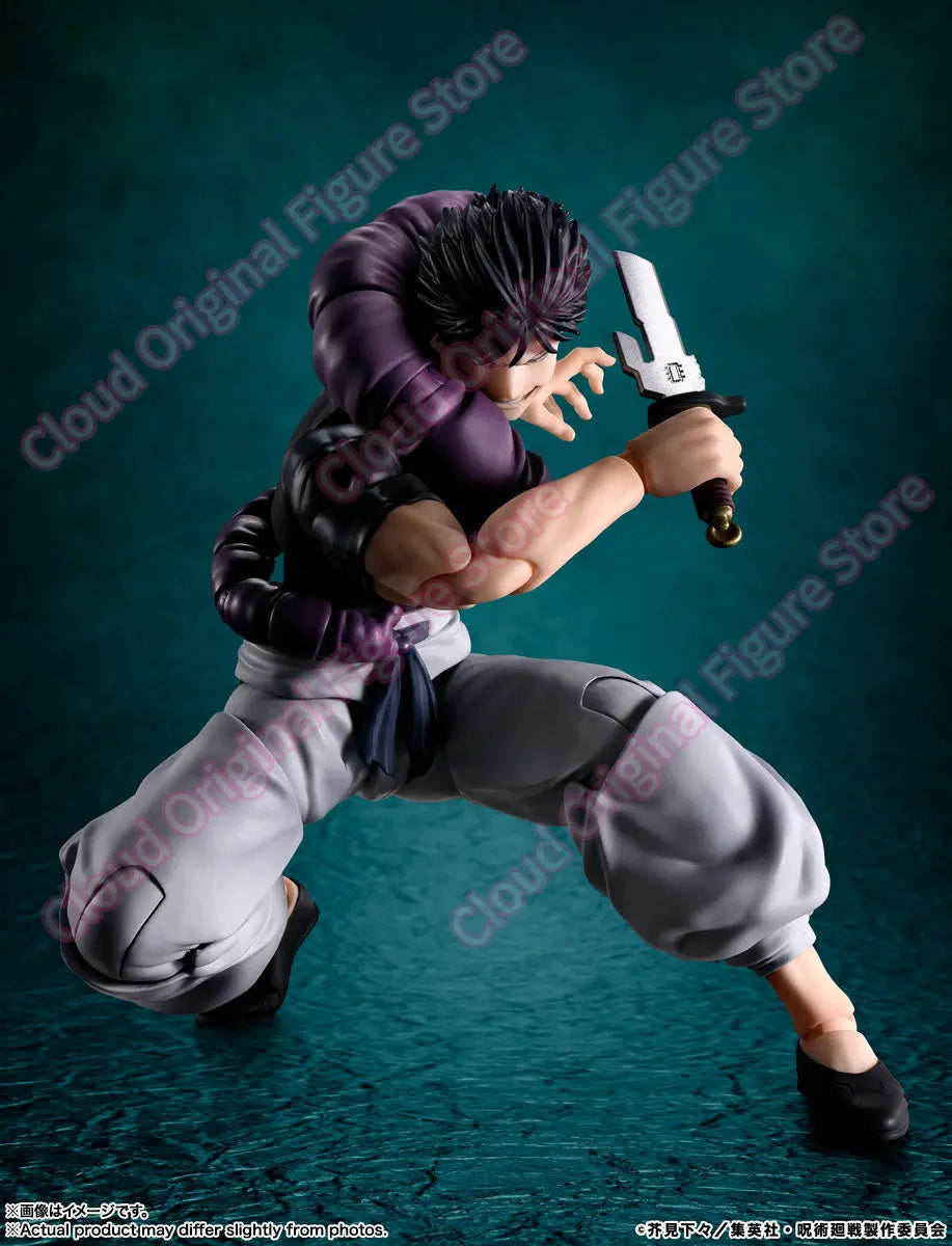 In Stock 100% Original Bandai SHF Fushiguro Toji Pvc 15cm Anime Figures Collectible Model Toys Hobby