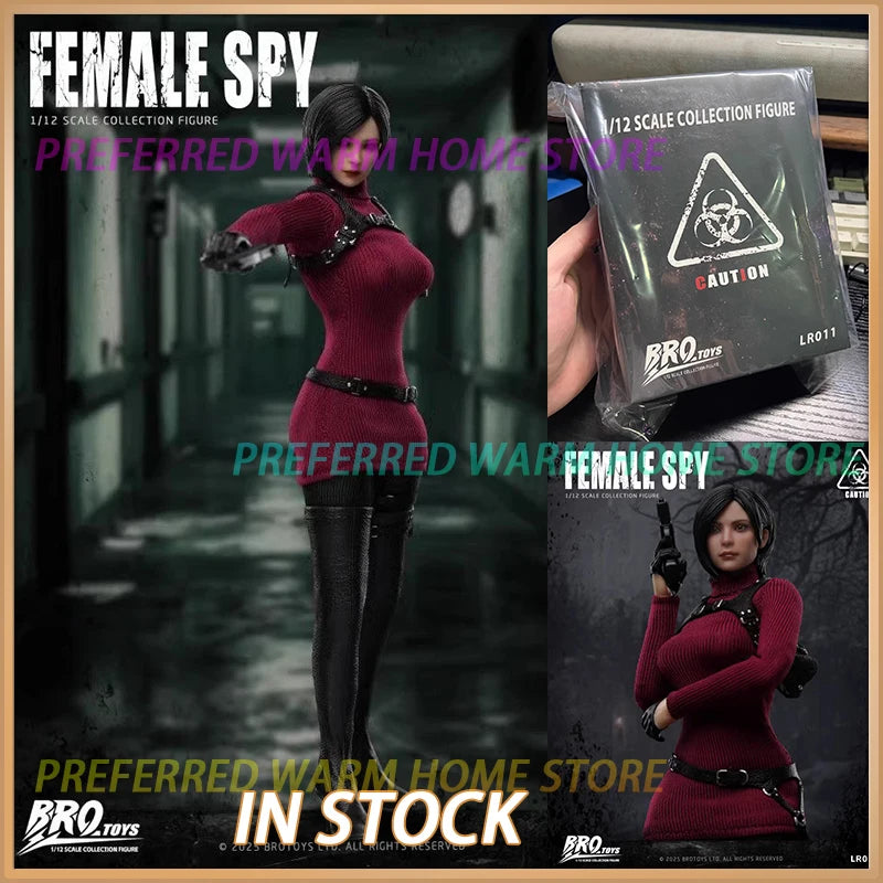 In Stock BROTOYS LR011 Ada Wong Model Toys 1/12 Scale Female Warrior Model Biohazard MISS WONG FEMALE SPY