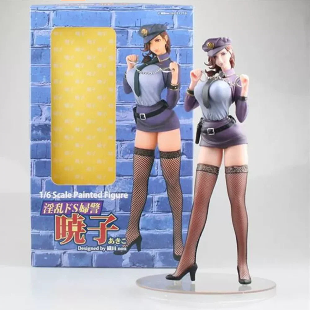 27cm Do S Married Policewoman Akiko Beautiful Girl Anime Handmade Action Figures Desktop Case Decoration Ornament Gift