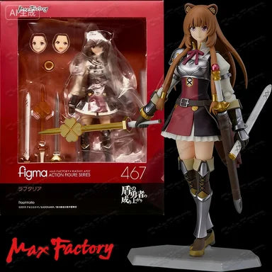 In Stock MAX Factory Original FigMA Shield Hero Chronicles Raphtalia Action Figure Collection Gift