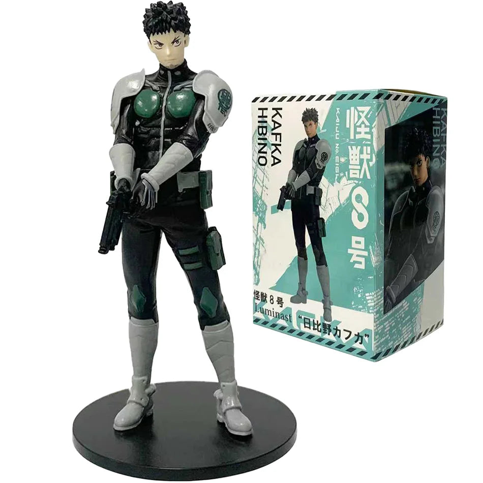 In Stock 1-4PCS Amine Kaiju No. 8 Figure Kafka Hibino Mina Ashiro Skeleton Creative PVC Model Toys Kids Action Statue Doll Gift