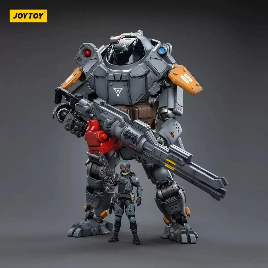 JOYTOY 1/25 God of War 86 Tiekui Dual Pilot  lron Wrecker Steel Bone Mecha Christmas Present Hobby Action Figures Model Toys