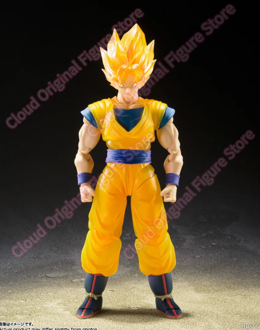 In Stock 100% Original Bandai SHF Dragon Ball Z TAMASHII NATIONS STORE Anime Figure Collectible Model Toys Hobby